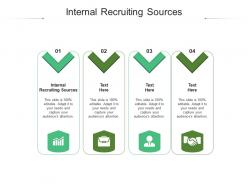 Internal recruiting sources ppt powerpoint presentation slides deck cpb