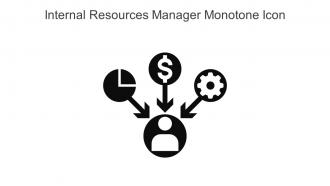 Internal Resources Manager Monotone Icon In Powerpoint Pptx Png And Editable Eps Format