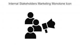 Internal Stakeholders Marketing Monotone Icon In Powerpoint Pptx Png And Editable Eps Format
