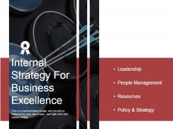 Internal strategy for business excellence ppt design templates