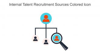Internal Talent Recruitment Sources Colored Icon In Powerpoint Pptx Png And Editable Eps Format