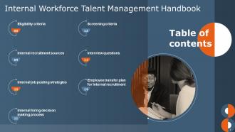 Internal Workforce Talent Management Handbook Powerpoint Presentation Slides HB V Impressive Multipurpose