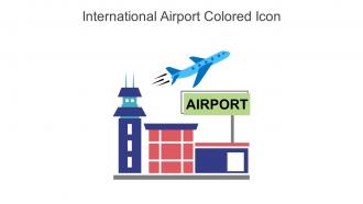 International Airport Colored Icon In Powerpoint Pptx Png And Editable Eps Format