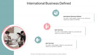 International Business Defined In Powerpoint And Google Slides Cpb