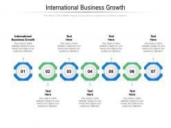 International business growth ppt powerpoint presentation pictures example introduction cpb