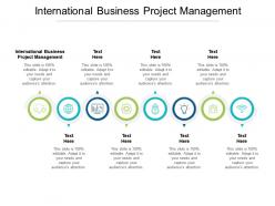 International business project management ppt powerpoint presentation aids cpb
