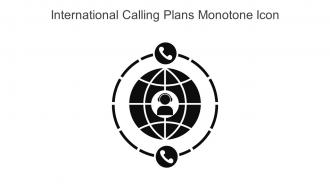 International Calling Plans Monotone Icon In Powerpoint Pptx Png And Editable Eps Format