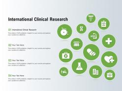 International Clinical Research Ppt Powerpoint Presentation Ideas Portrait