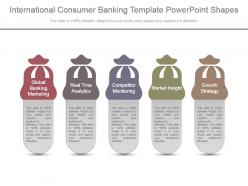 International consumer banking template powerpoint shapes
