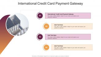 International Credit Card Payment Gateway In Powerpoint And Google Slides Cpb