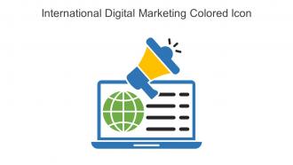 International Digital Marketing Colored Icon In Powerpoint Pptx Png And Editable Eps Format