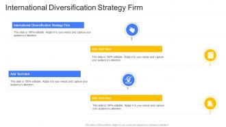 International Diversification Strategy Firm In Powerpoint And Google Slides Cpb