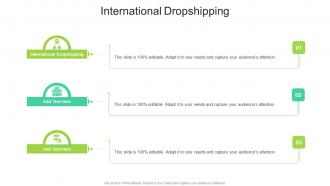 International Dropshipping In Powerpoint And Google Slides Cpb