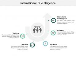 International due diligence ppt powerpoint presentation slides background cpb