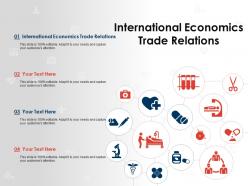 International economics trade relations ppt powerpoint presentation model pictures