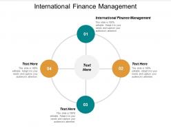International finance management ppt powerpoint presentation outline brochure cpb