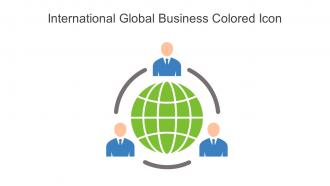 International Global Business Colored Icon In Powerpoint Pptx Png And Editable Eps Format