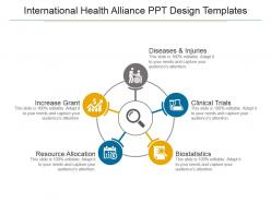 International health alliance ppt design templates