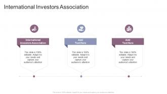 International Investors Association In Powerpoint And Google Slides Cpb