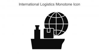 International Logistics Monotone Icon In Powerpoint Pptx Png And Editable Eps Format