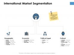 International market segmentation ppt powerpoint presentation portfolio introduction