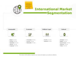 International market segmentation process planning ppt powerpoint presentation pictures design templates
