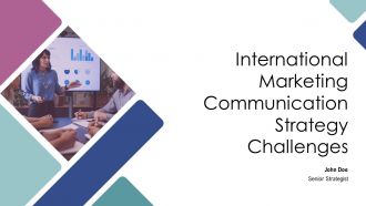 International Marketing Communication Strategy Challenges PPT Sample AT