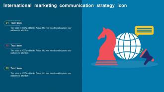 International Marketing Communication Strategy Icon