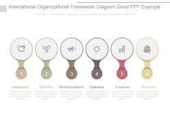 International organizational framework diagram good ppt example