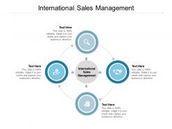 International sales management ppt powerpoint presentation summary model cpb