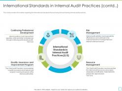 International Standards In Internal Audit Practices Contd International Standards In Internal Audit Practices