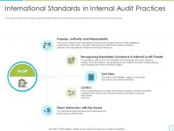 International Standards In Internal International Standards In Internal Audit Practices
