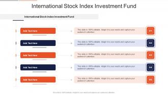 International Stock Index Investment Fund In Powerpoint And Google Slides Cpb