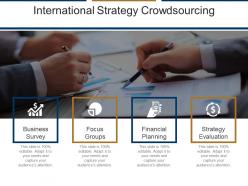 International strategy crowdsourcing ppt diagrams