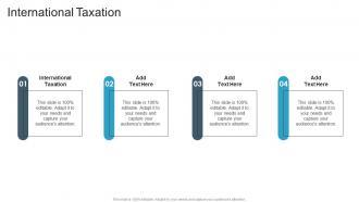 International Taxation In Powerpoint And Google Slides Cpb
