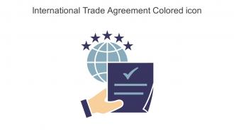 International Trade Agreement Colored Icon In Powerpoint Pptx Png And Editable Eps Format