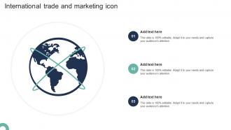 International Trade And Marketing Icon