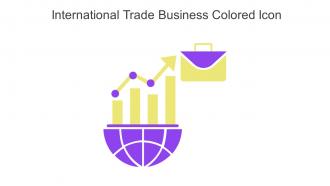 International Trade Business Colored Icon In Powerpoint Pptx Png And Editable Eps Format