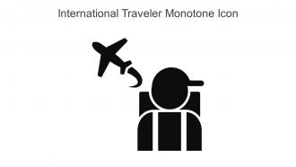 International Traveler Monotone Icon In Powerpoint Pptx Png And Editable Eps Format