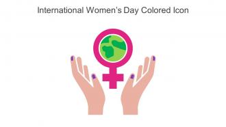 International Womens Day Colored Icon In Powerpoint Pptx Png And Editable Eps Format