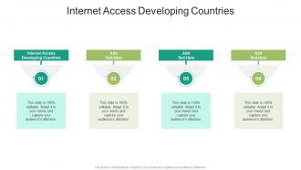 Internet Access Developing Countries In Powerpoint And Google Slides Cpb
