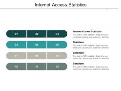 Internet access statistics ppt powerpoint presentation portfolio design ideas cpb