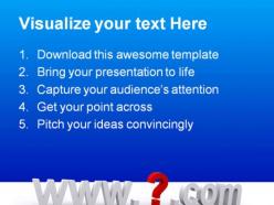 Internet address communication powerpoint templates and powerpoint backgrounds 0711