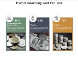Internet advertising cost per click ppt powerpoint presentation icon visual aids cpb