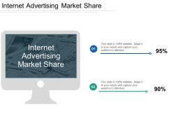 Internet advertising market share ppt powerpoint presentation diagram templates cpb