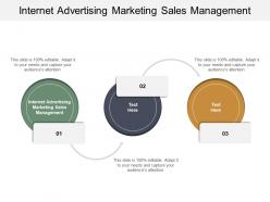 Internet advertising marketing sales management ppt powerpoint presentation model graphics cpb
