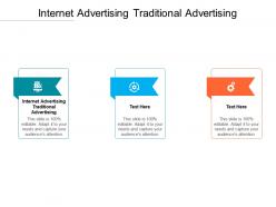 Internet advertising traditional advertising ppt powerpoint presentation model example topics cpb