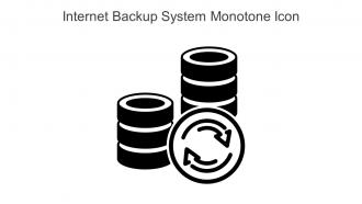 Internet Backup System Monotone Icon In Powerpoint Pptx Png And Editable Eps Format