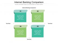 Internet banking comparison ppt powerpoint presentation model gridlines cpb