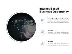 Internet based business opportunity ppt powerpoint presentation layouts designs download cpb